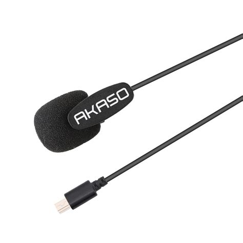 external microphone for akaso v50x